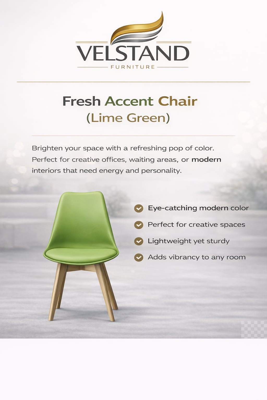Velstand Furniture ad creative